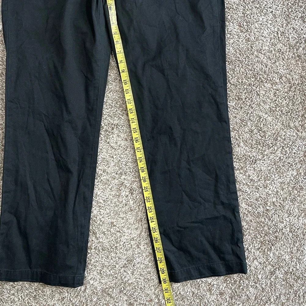 Ralph Lauren Black Chinos Classic Flat-Front Design